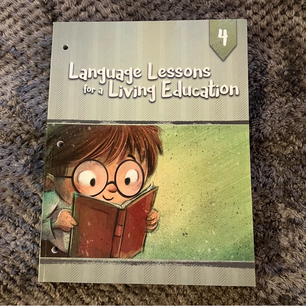New Master Books LANGUAGE LESSONS FOR A LIVING EDUCATION Level 4 Homeschool 4th‎